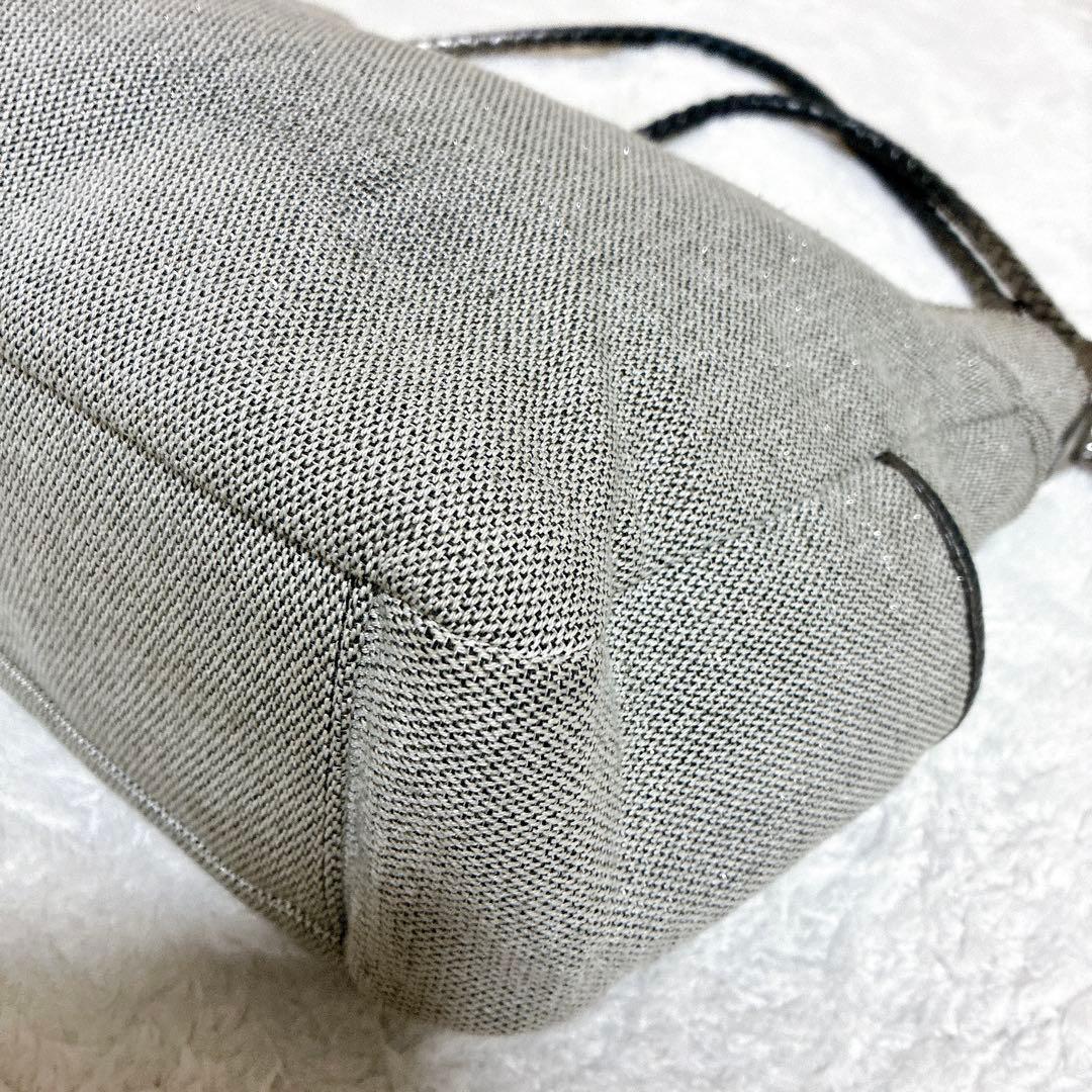 良品　バーバリーブルーレーベル ホースロゴ ショルダーバッグ 編み込み