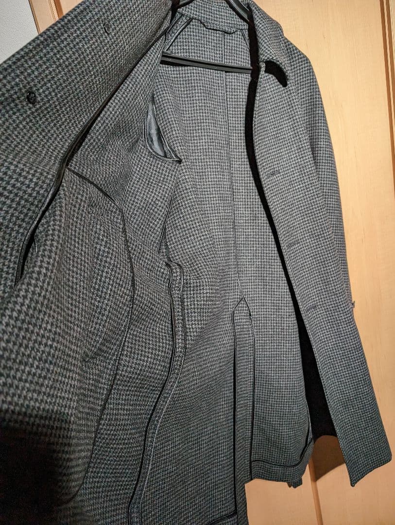 マッキントッシュ　ロンドン　千鳥柄チェスターコート