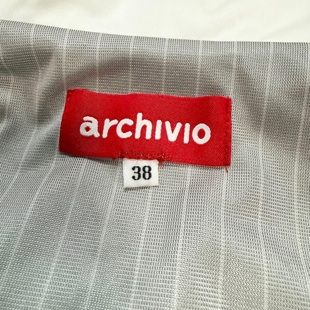 【未使用 タグ付】archivio アルチビオ 白 中綿 ジャケット
