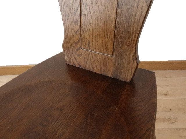 勇峰工芸　チロル　イス①　チェアー　ナラ材家具　 旭川家具　再塗装済　ＵＳＥＤ