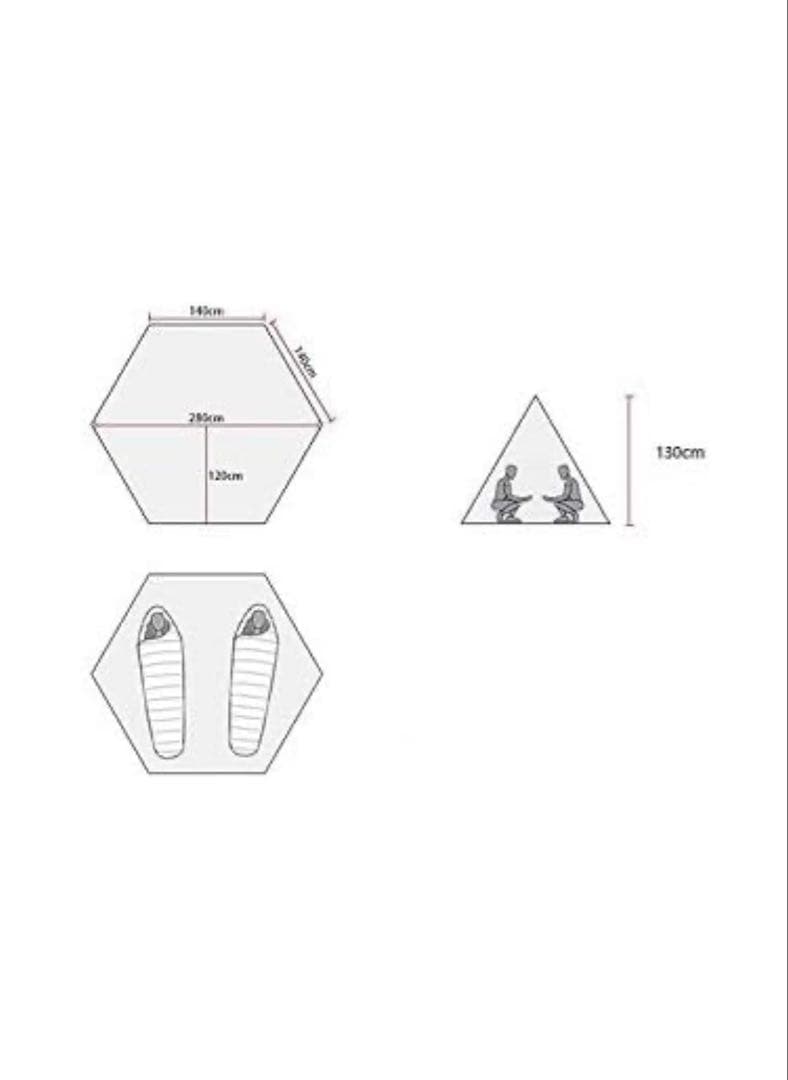 OneTigris TIPINOVA 本格ダブルテント 軽量 (ブラウン)