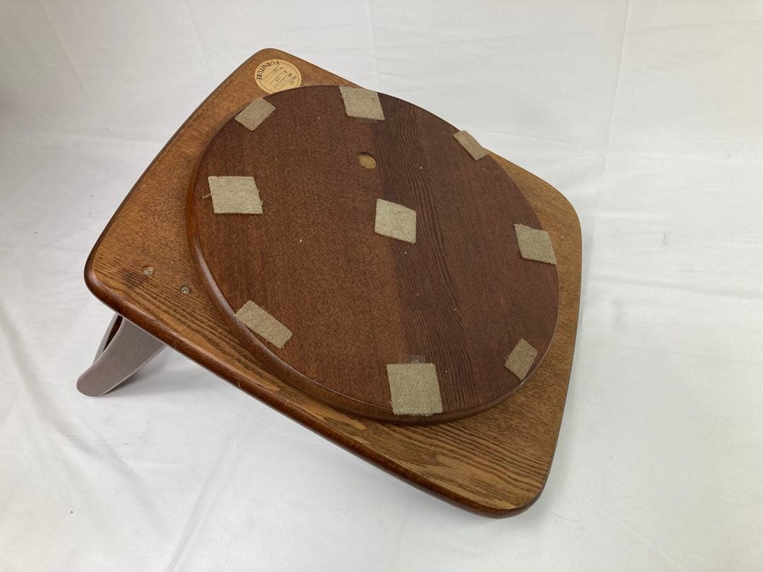 回転座椅子 FURNITURE 木製 ロータイプ 和室 和風家具 ②