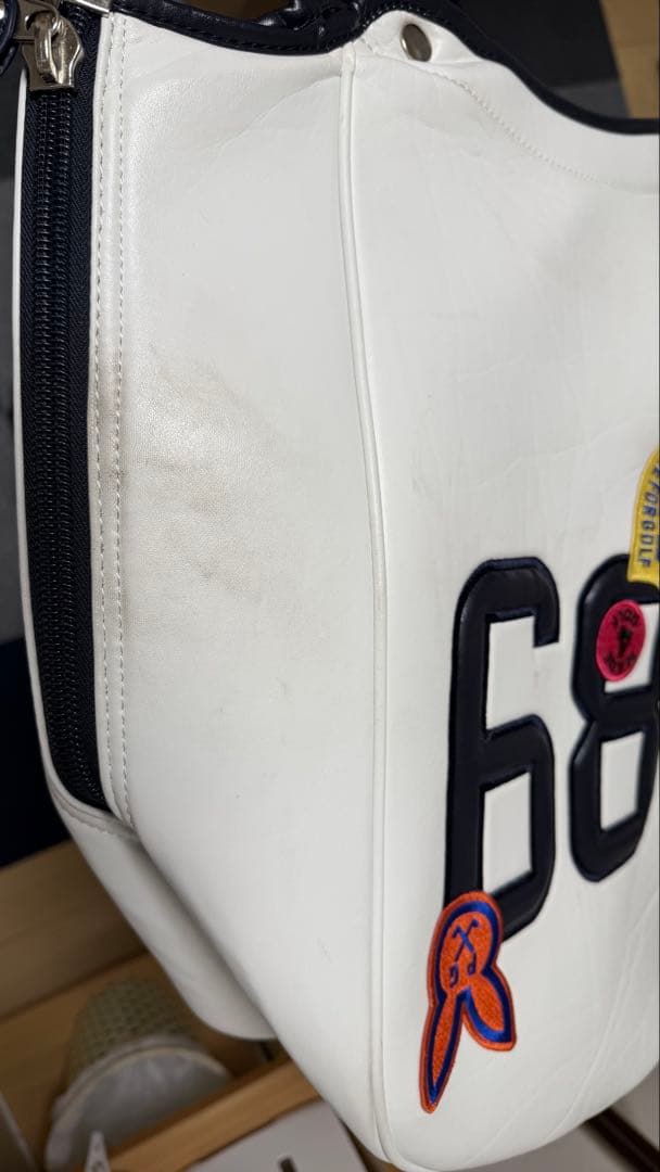 パーリーゲイツ・ワッペンスマイリー スタンドバッグ【WEB限定モデル】