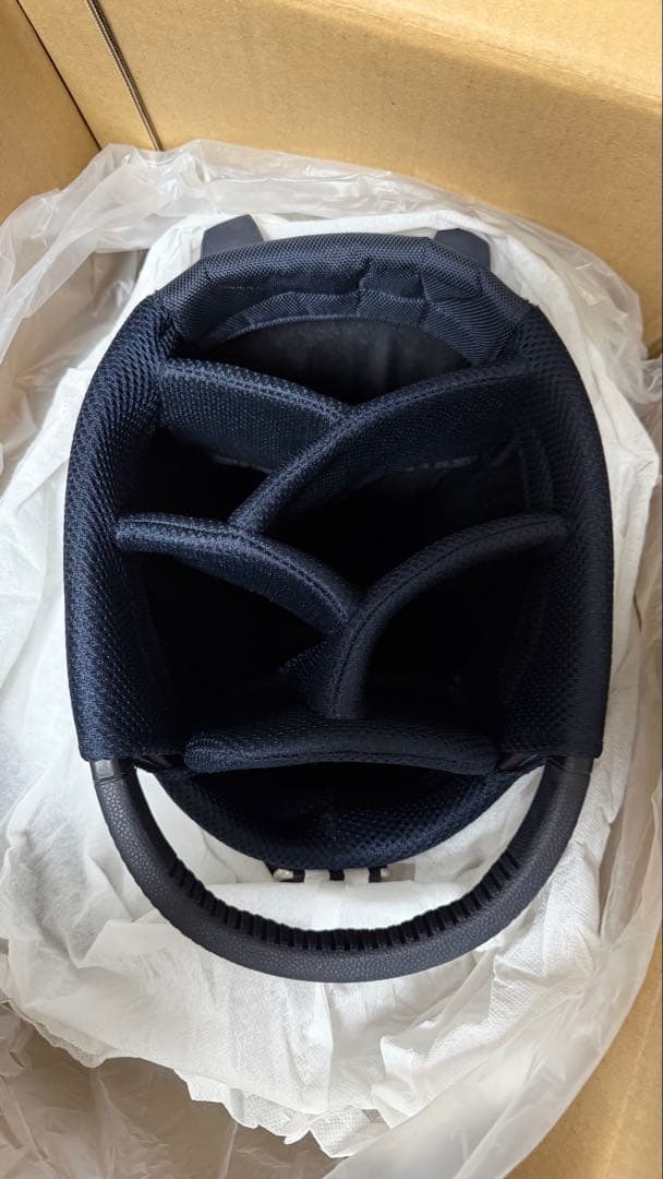 パーリーゲイツ・ワッペンスマイリー スタンドバッグ【WEB限定モデル】