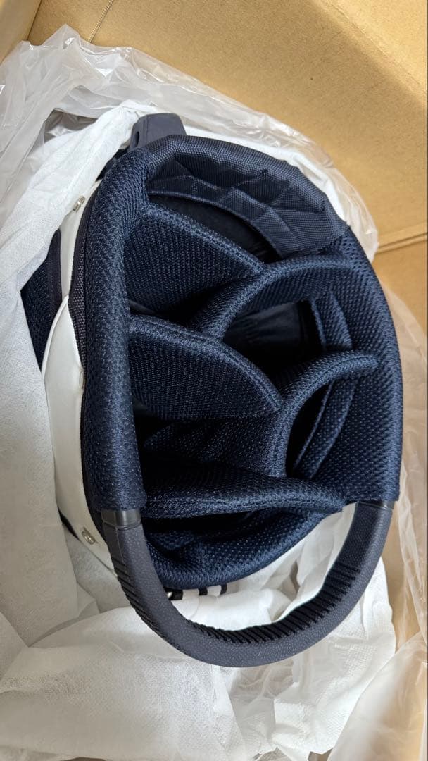 パーリーゲイツ・ワッペンスマイリー スタンドバッグ【WEB限定モデル】