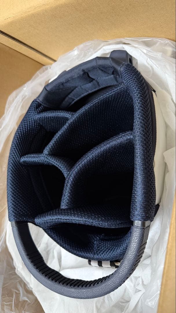 パーリーゲイツ・ワッペンスマイリー スタンドバッグ【WEB限定モデル】