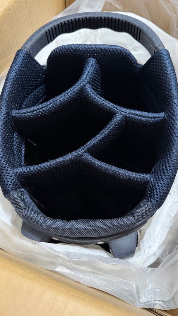 パーリーゲイツ・ワッペンスマイリー スタンドバッグ【WEB限定モデル】