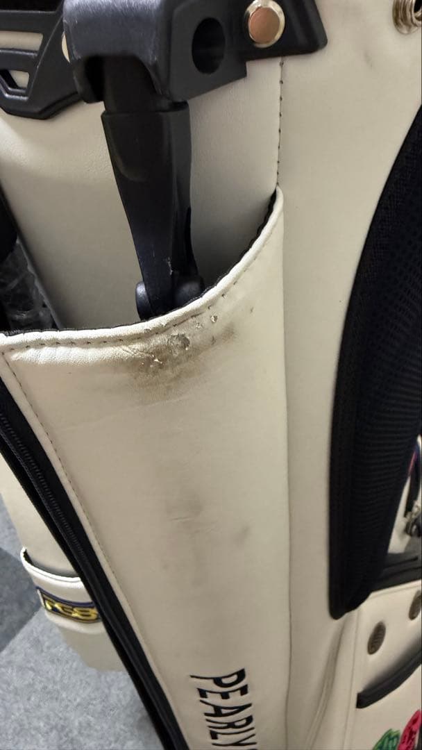 パーリーゲイツ・ワッペンスマイリー スタンドバッグ【WEB限定モデル】