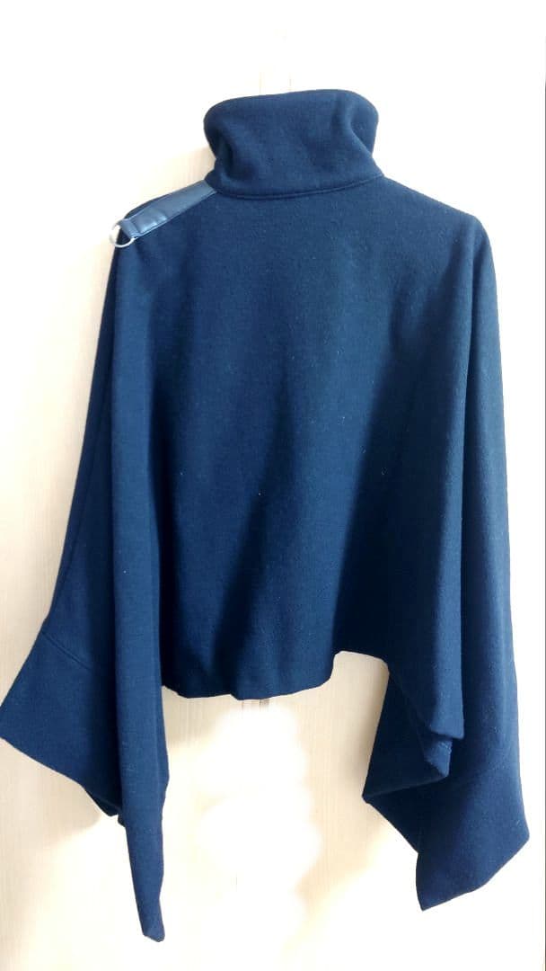 Na+H マント コート ブラック ナポレオン 軍服風