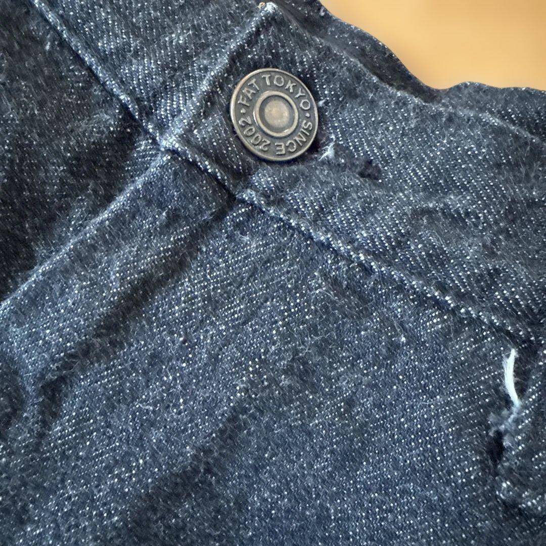 FAT 247 ブラックデニム　インディゴ　テーパード　アーカイブ　裏原　激レア