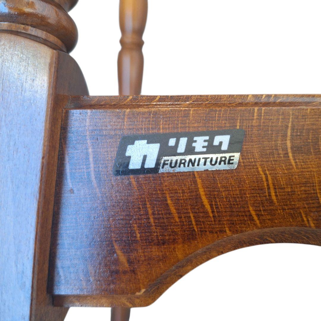 カリモク家具 花台 サイドテーブル 木製 アンティーク 廃盤 希少