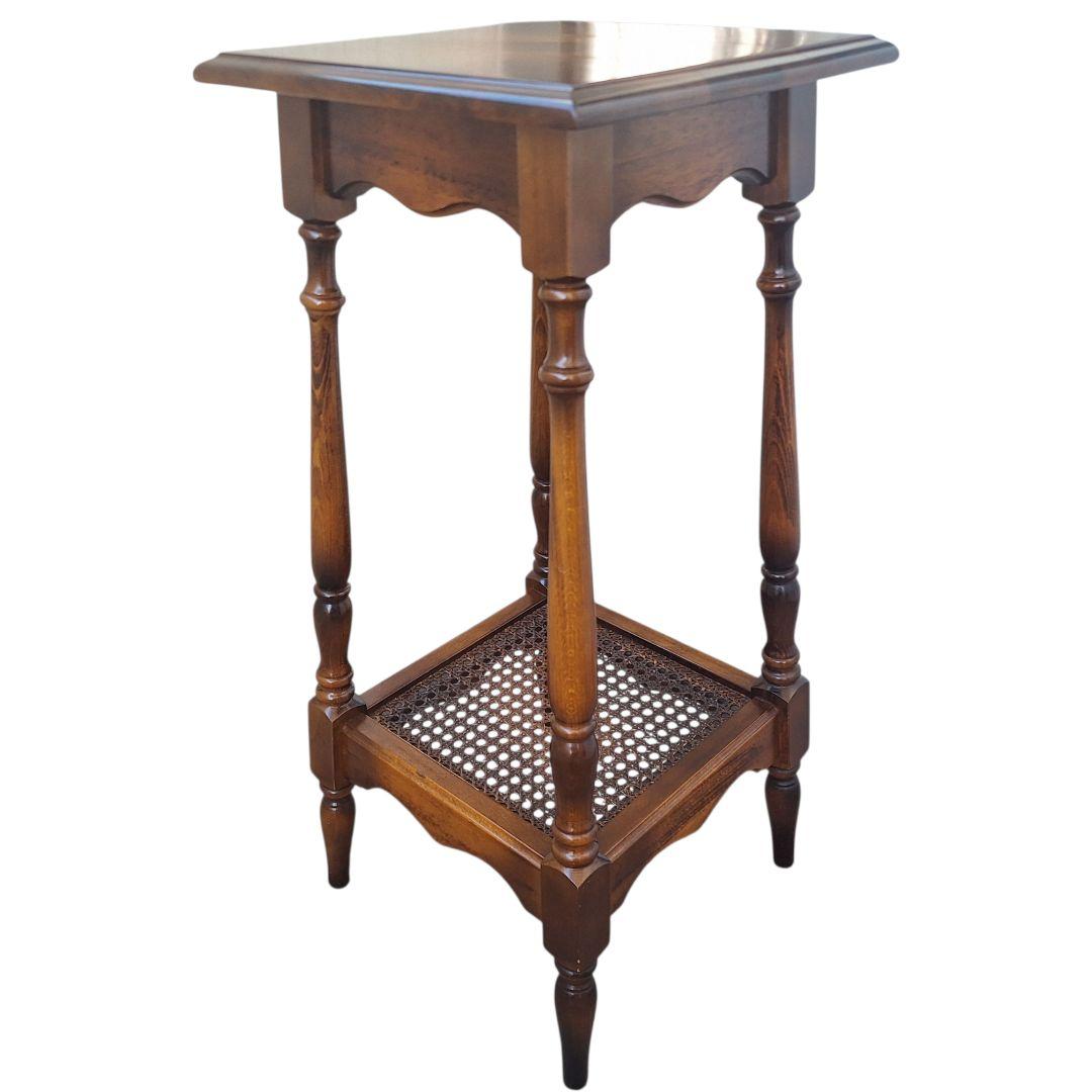 カリモク家具 花台 サイドテーブル 木製 アンティーク 廃盤 希少