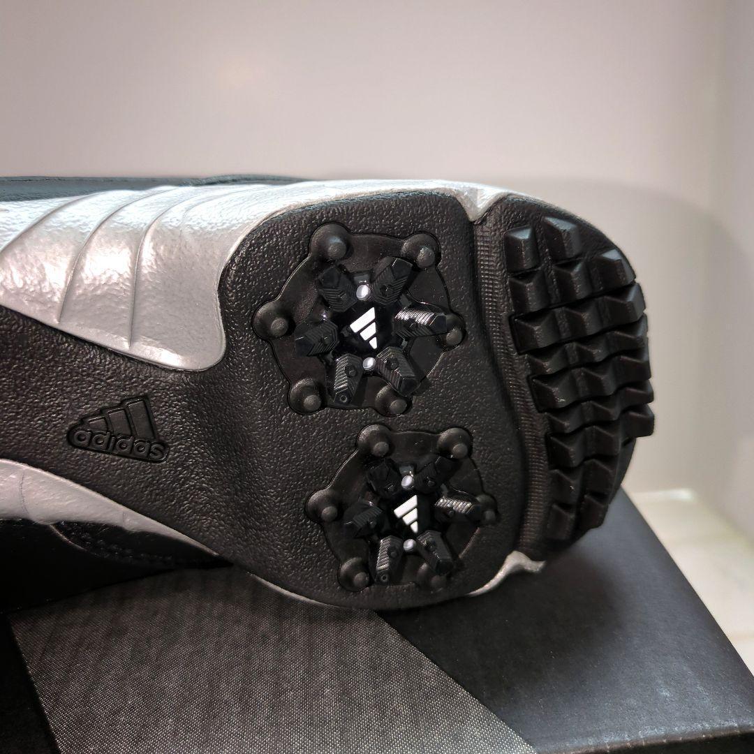 27.5）adidas ゴルフシューズ ✨新品未使用✨　ブラック 使いやすい