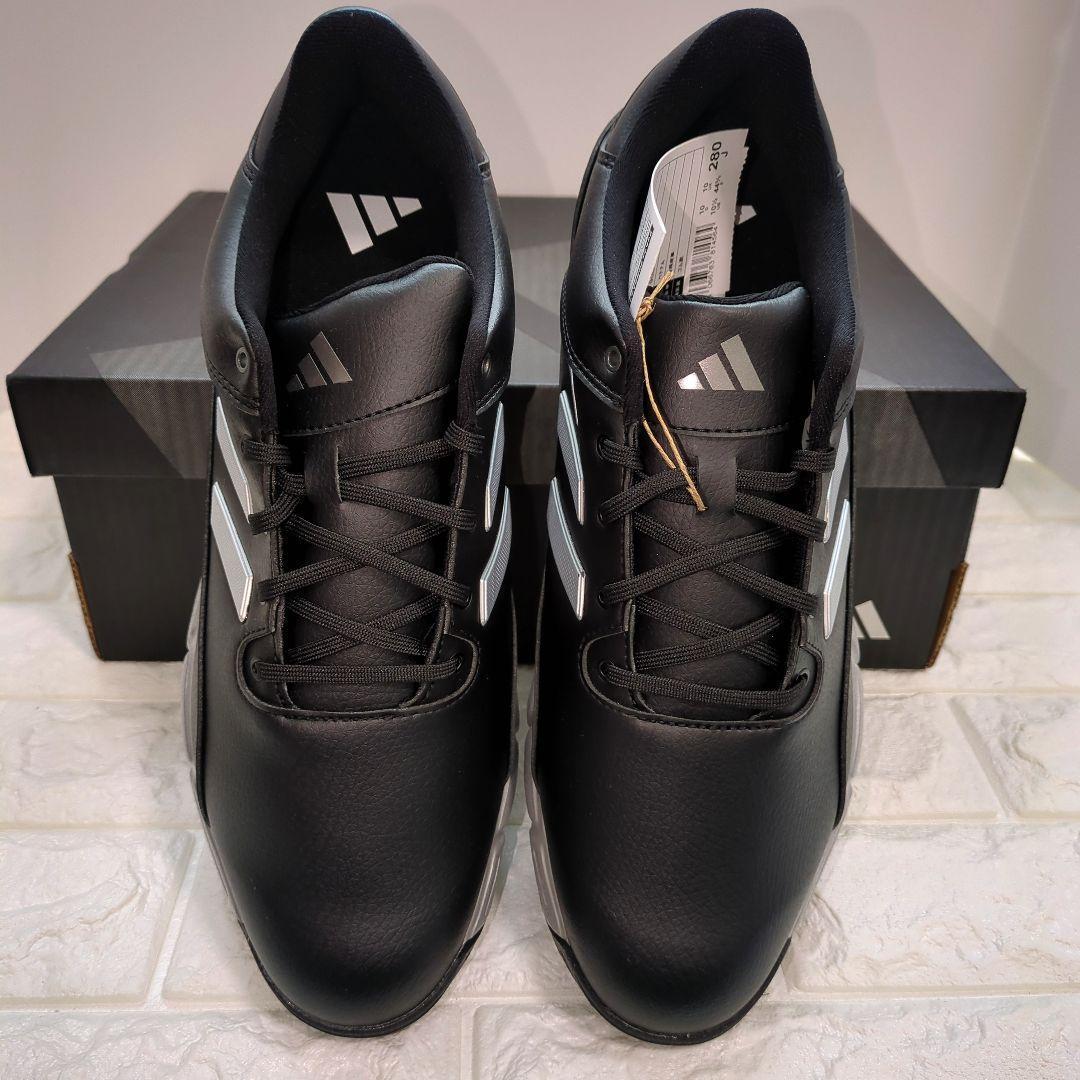 27.5）adidas ゴルフシューズ ✨新品未使用✨　ブラック 使いやすい