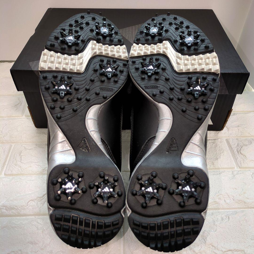 27.5）adidas ゴルフシューズ ✨新品未使用✨　ブラック 使いやすい