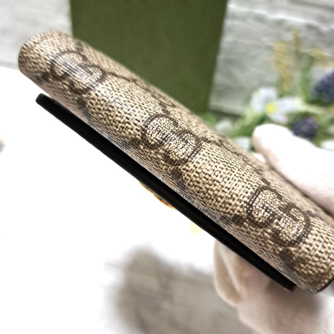 ✨️美品✨️グッチ6連キーケース　バイカラー　ダスティーGGスプリームマーモント