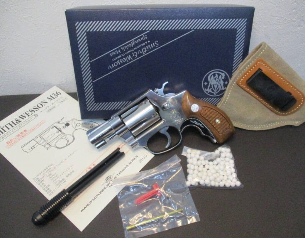 タナカ S＆W M60 ガスガン ステンレス Ver2 オプション多數