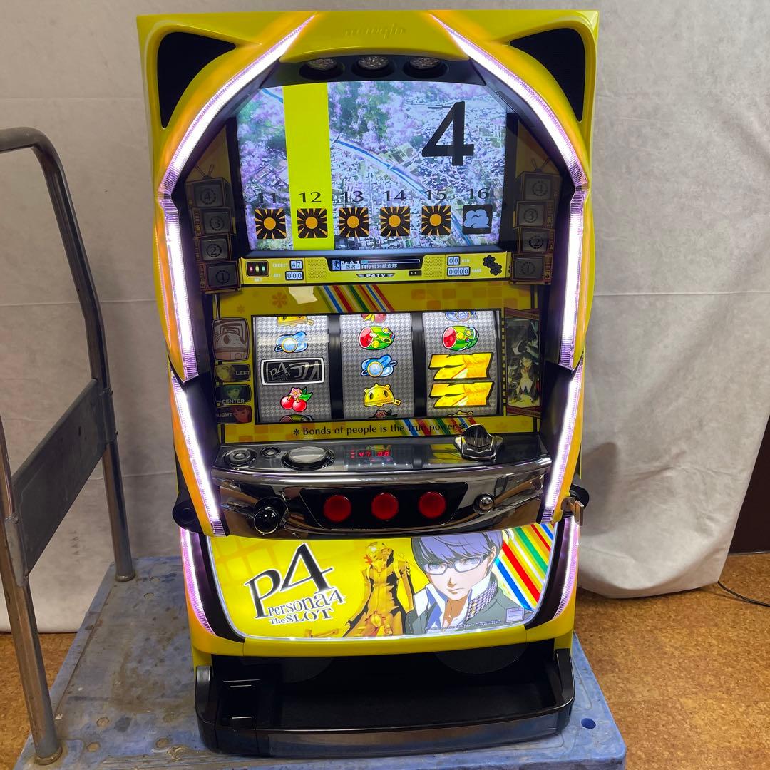 パチスロ ペルソナ4 the slot 実機 コイン不要機 スロット 5号機