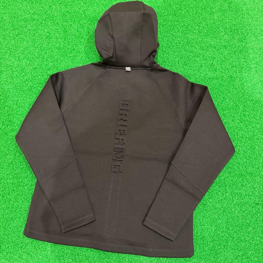 【秋冬仕様】 ブリーフィング3D ロゴパーカーブラックS BRIEFING