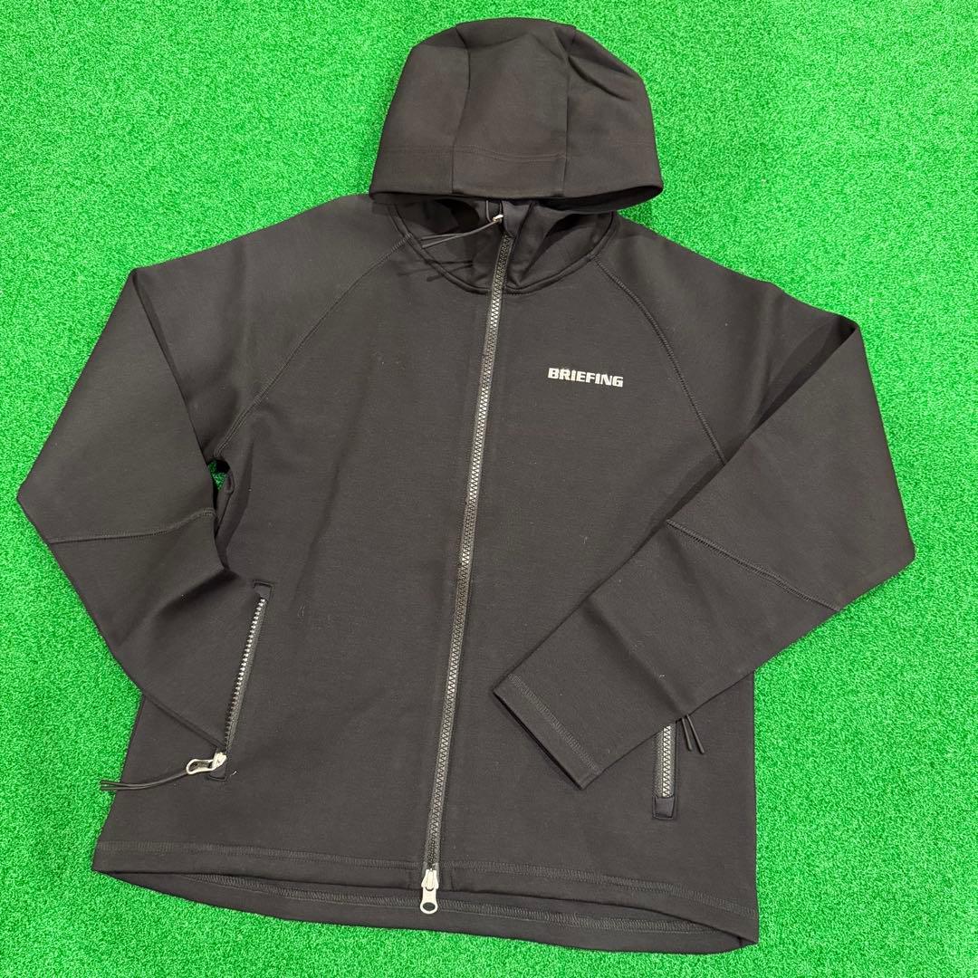 【秋冬仕様】 ブリーフィング3D ロゴパーカーブラックS BRIEFING