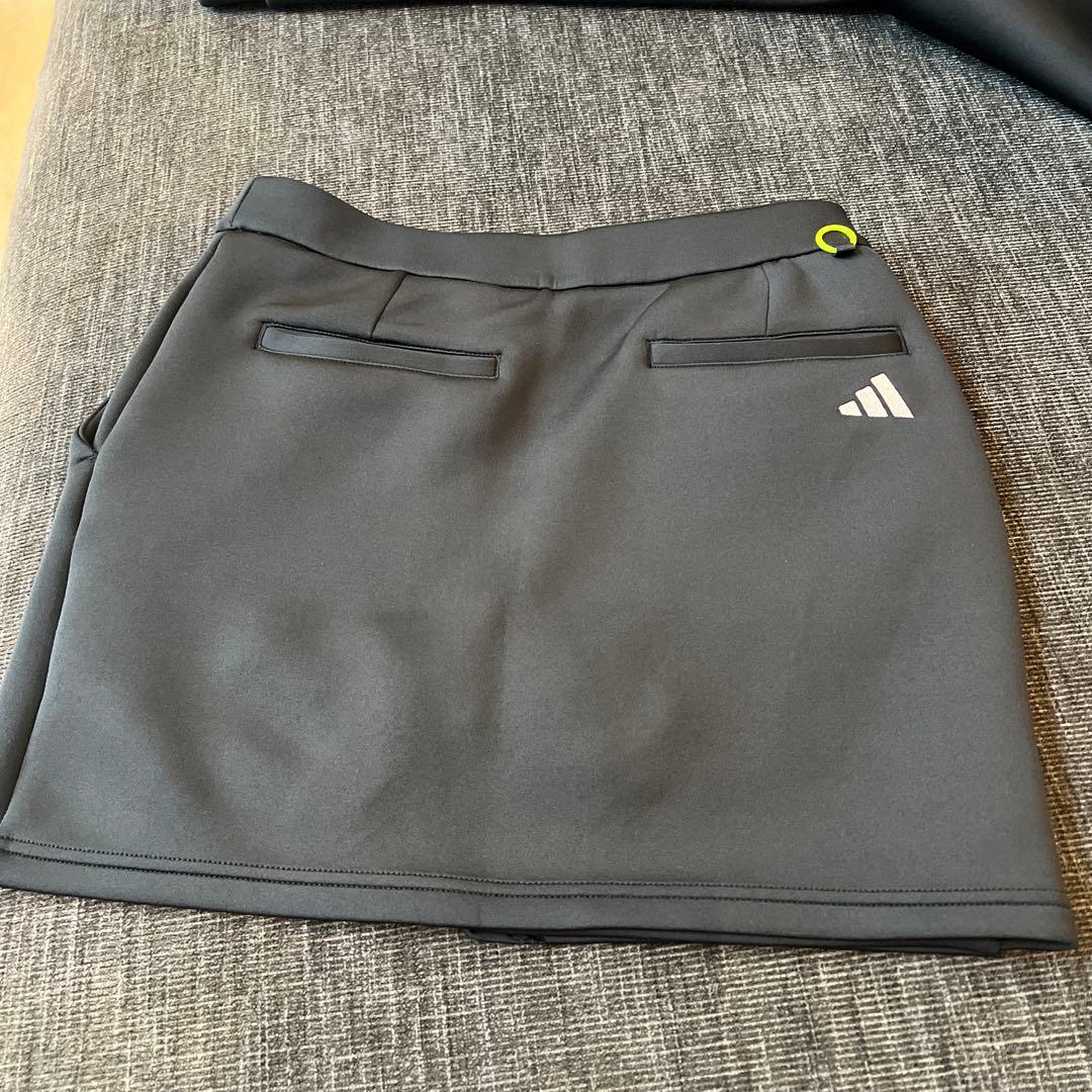 新品adidas ゴルフダンボールなニットセットアップブラックM