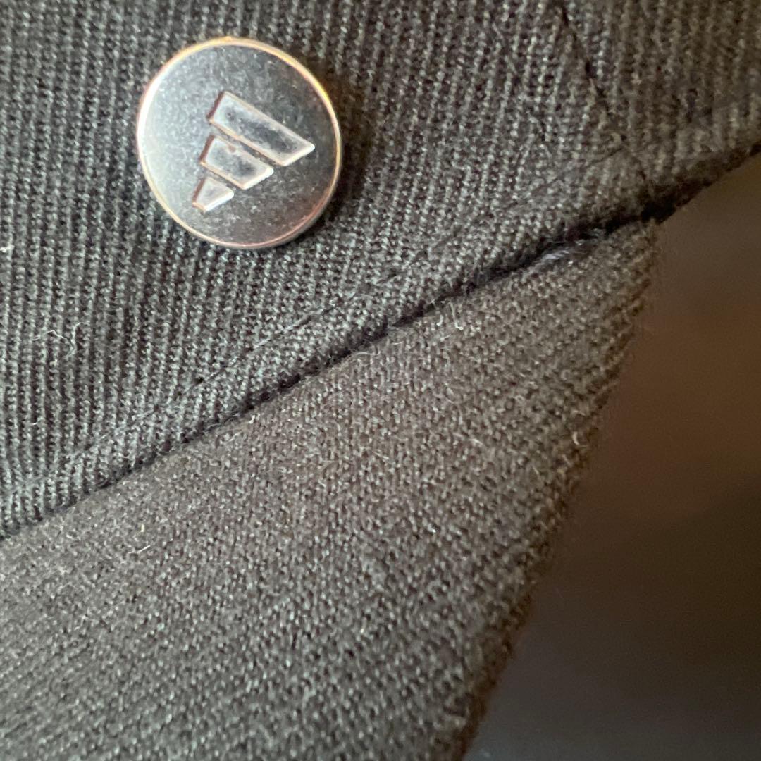 新品adidas ゴルフダンボールなニットセットアップブラックM