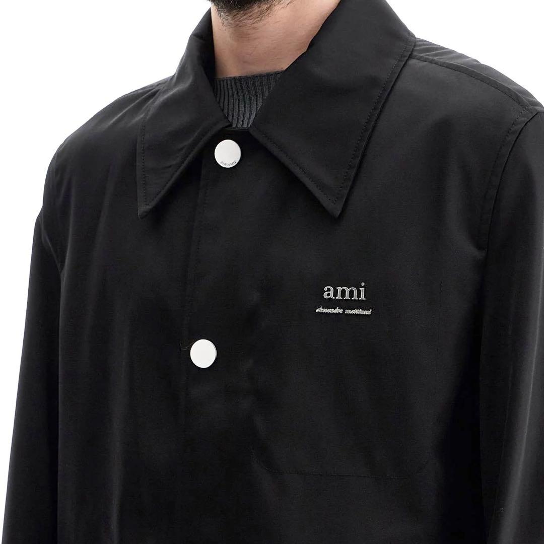 新品 AMI PARIS テクニカルナイロンツイルコート S - www.alnobala.ae