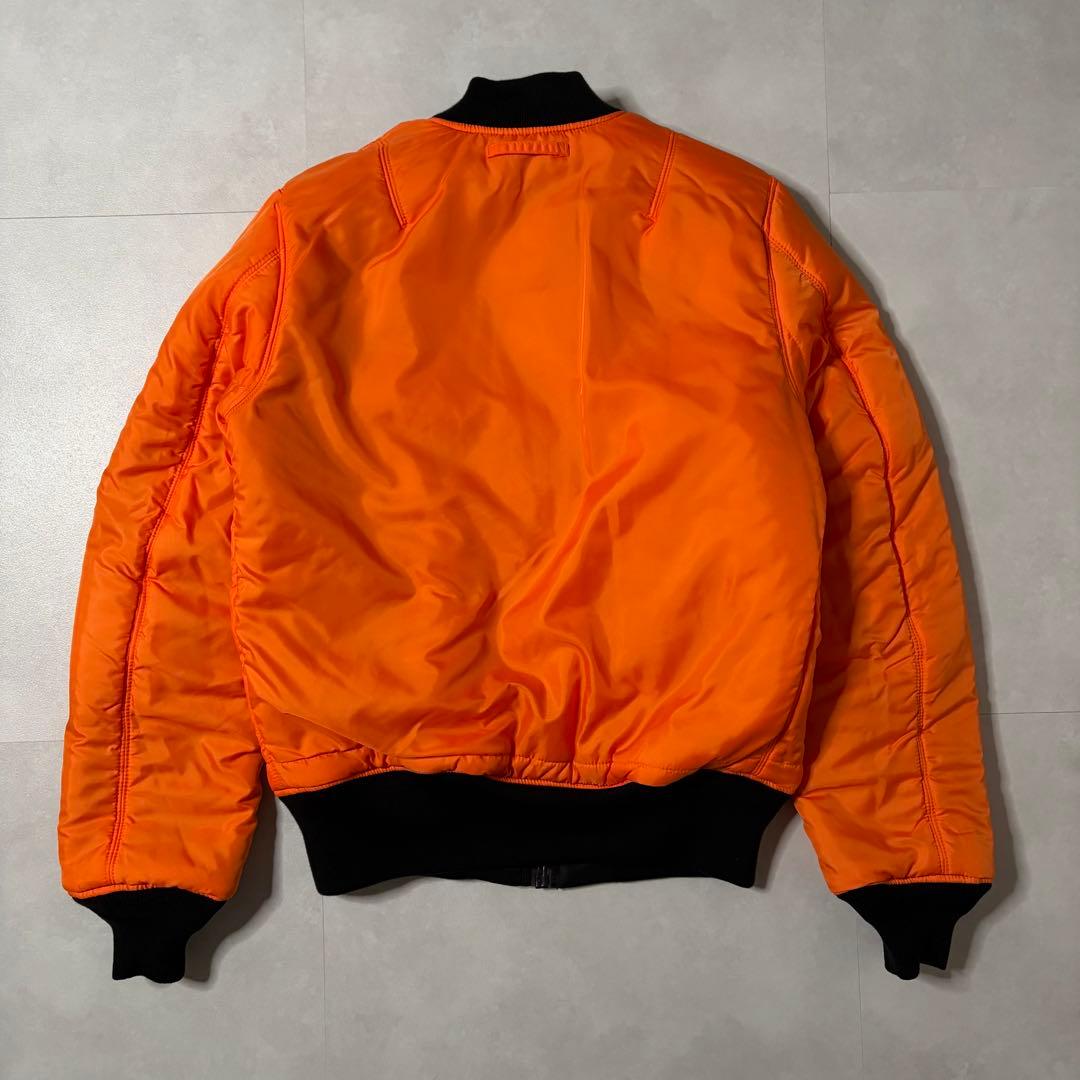 【超美品】アルファインダストリーズ MA-1 フライトジャケット ブラック M