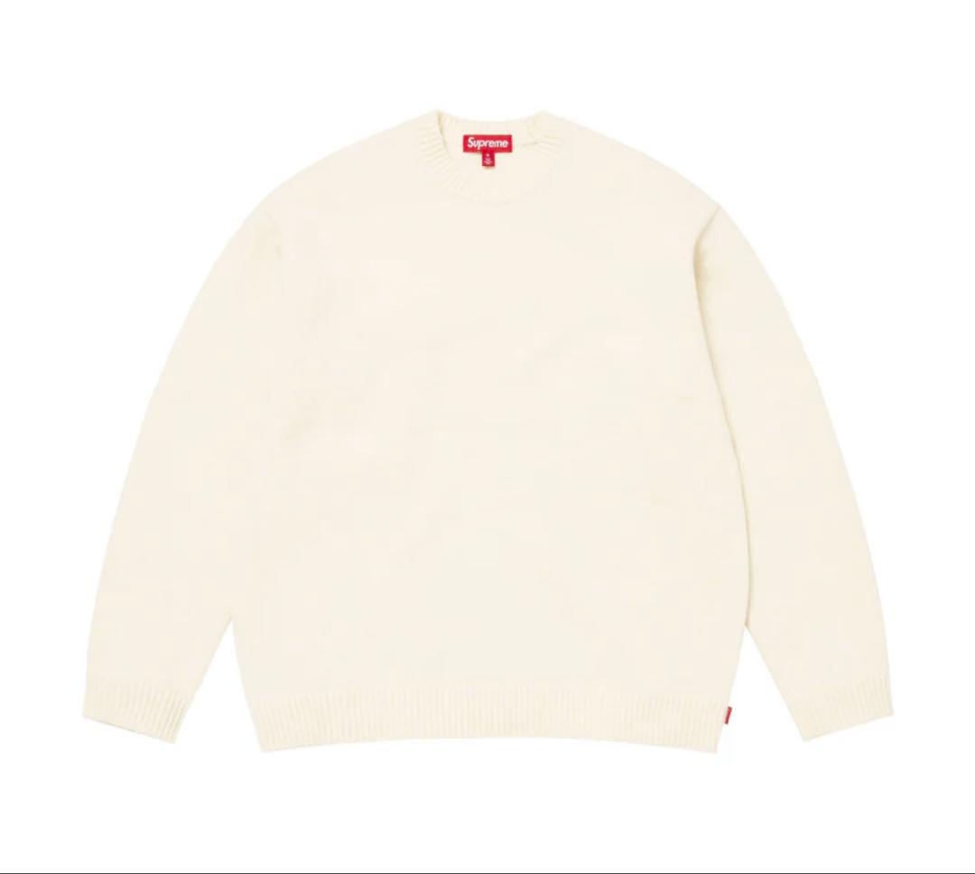 Supreme Angora Script Sweater L アイボリー - メルカリ