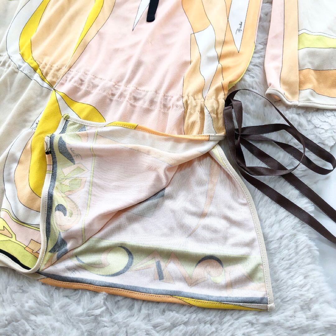 EmilioPucci*エミリオプッチ　シルク100%　プッチ柄ワンピース