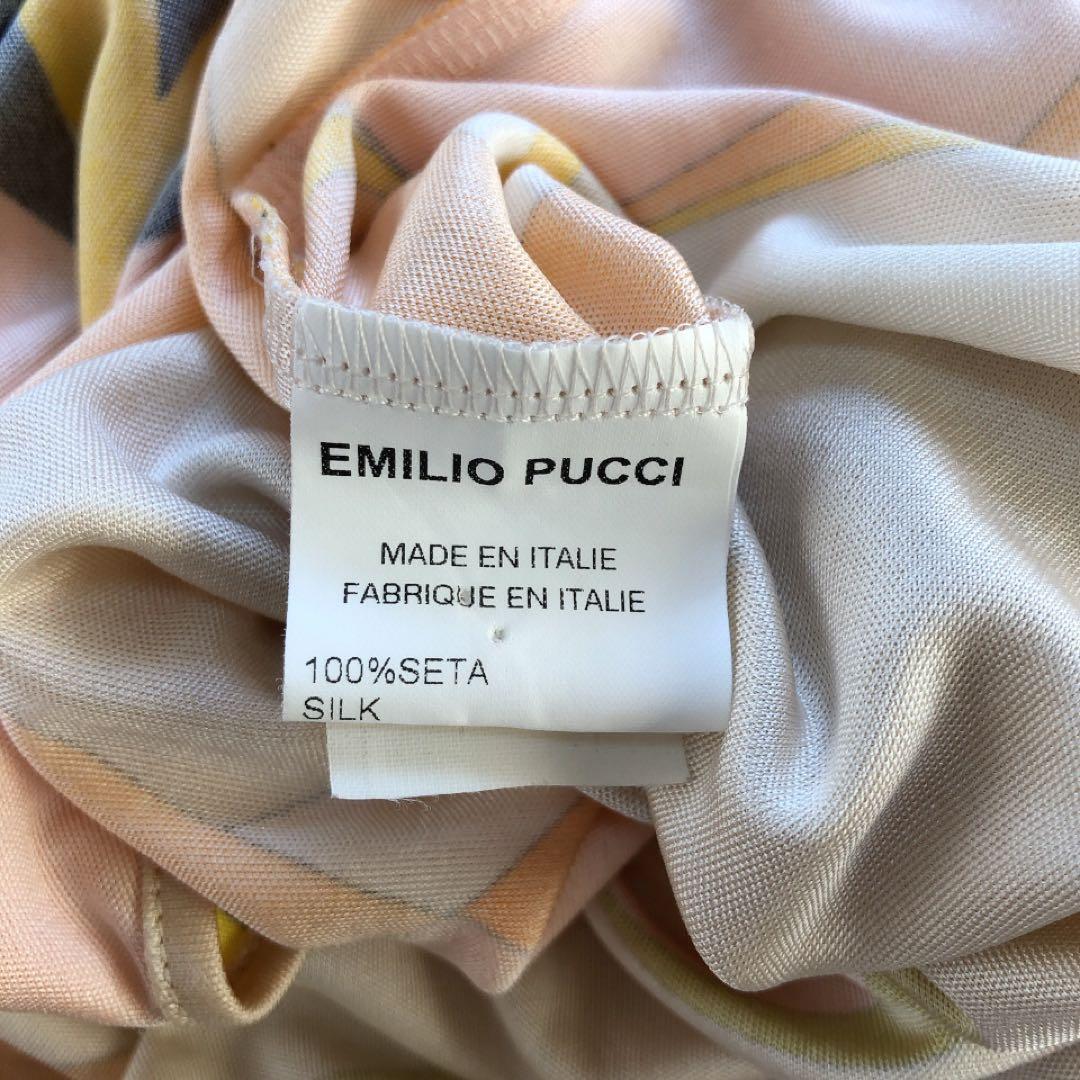 EmilioPucci*エミリオプッチ　シルク100%　プッチ柄ワンピース