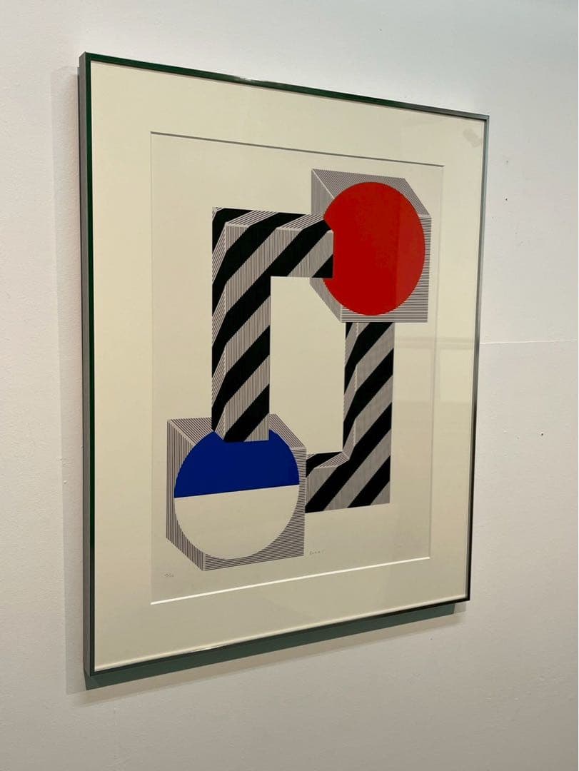 菅井汲《ゲストⅡ》 1980年シルクスクリーンEd150｜作家直筆サイン入り