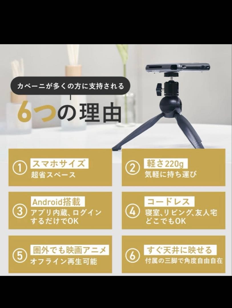 UENO-mono KABENI プロジェクター　備品