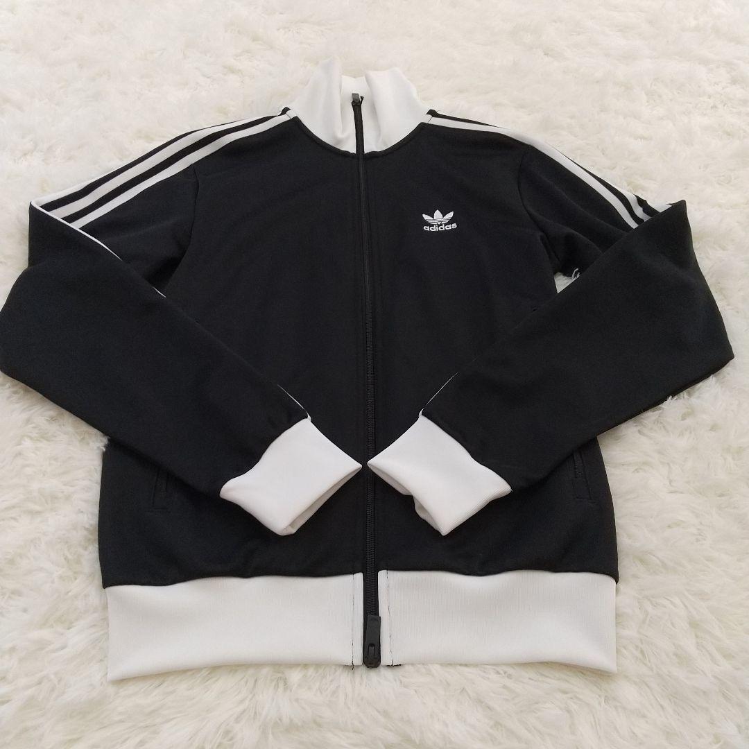 極美品✨️adidasジャージ ベッケンバウアー ブラック ホワイト 黒 白 S