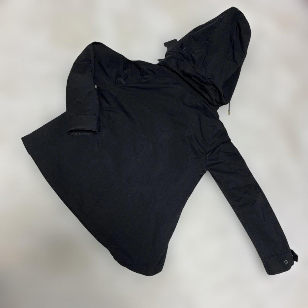 ザリラクスthe reracsワイヤー入りフードジャケット　ブラックサイズ40