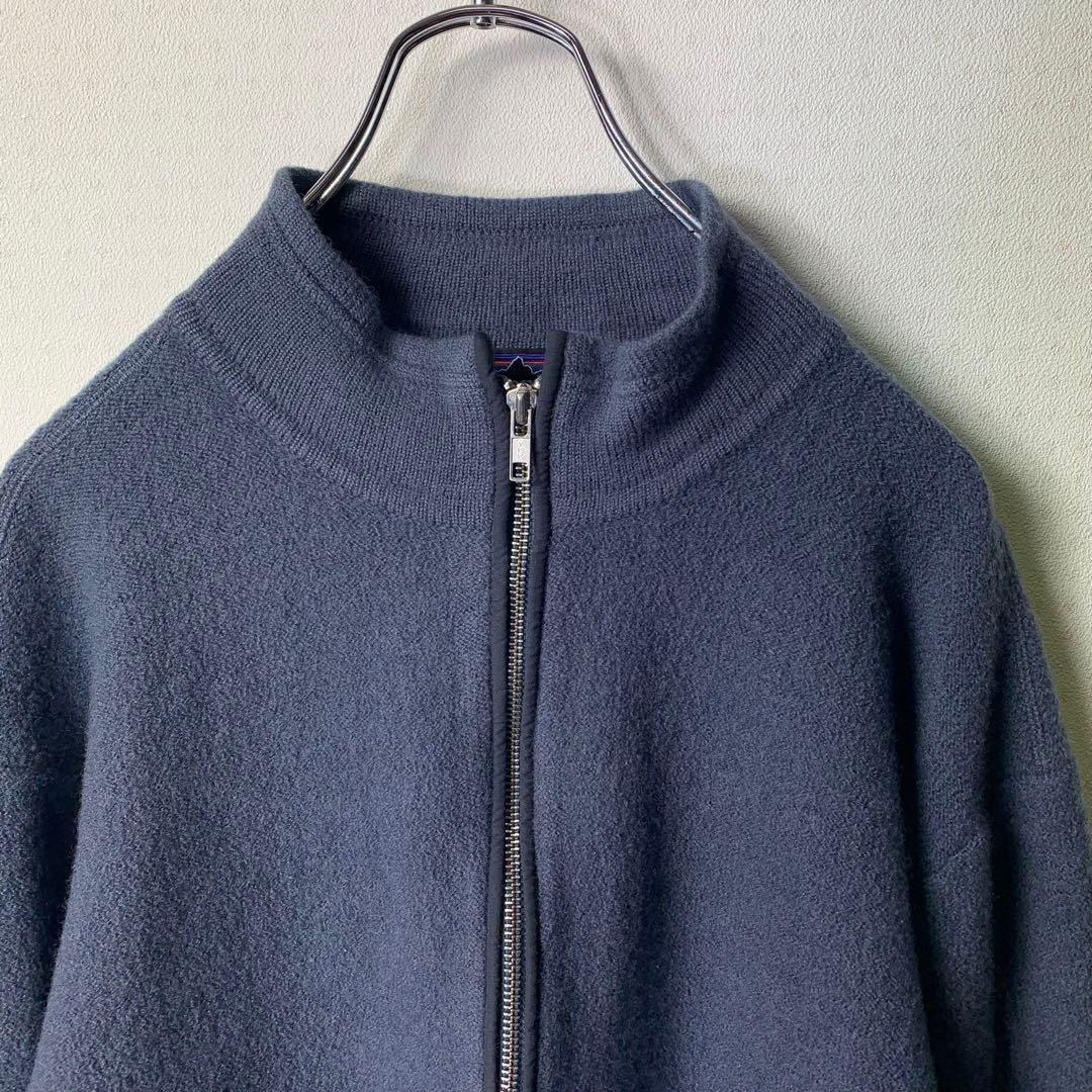 05年製 patagonia ジップセーター メリノウール ドライバーズニット
