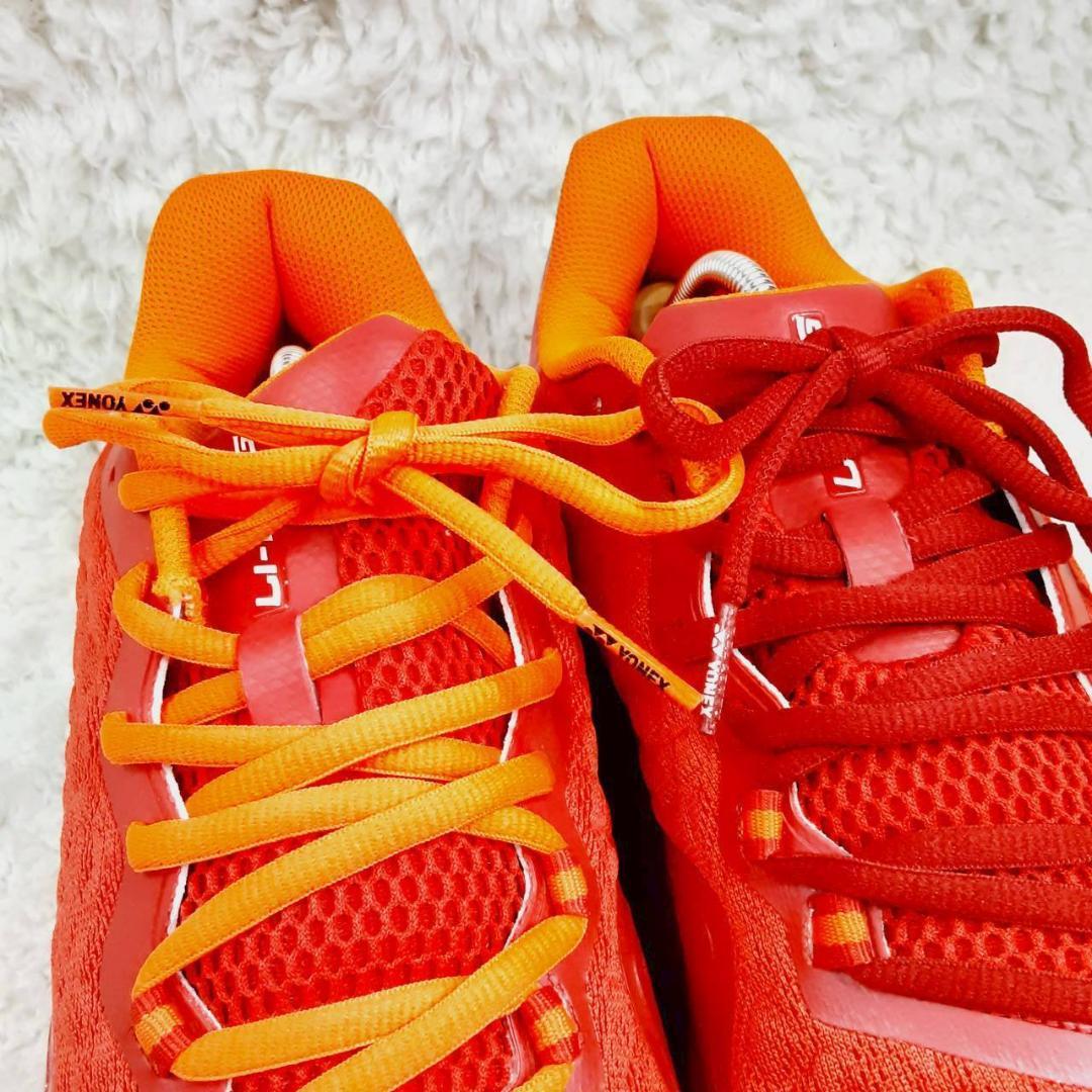 新品未使用27.5㎝◎LI-NING バドミントンシューズ 赤 ZLX2001 - メルカリ