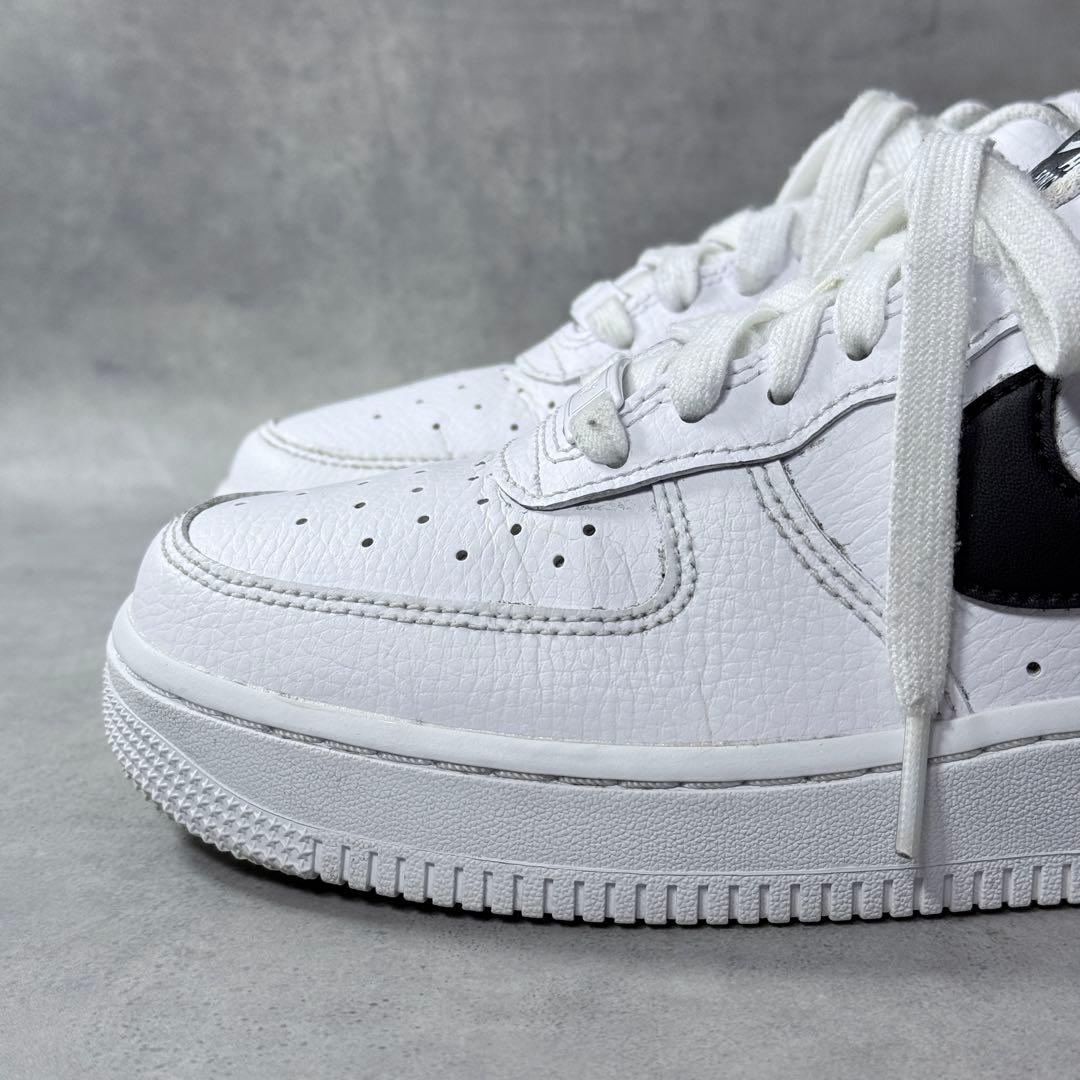 ナイキ エアフォース1 NIKE ホワイト ブラック 白黒 人気 24cm