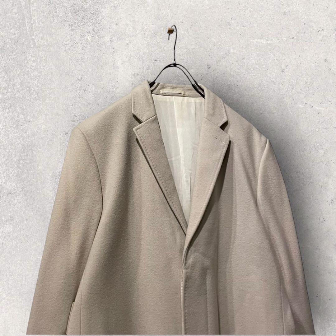 ラッドミュージシャン チェスターコート ホワイト