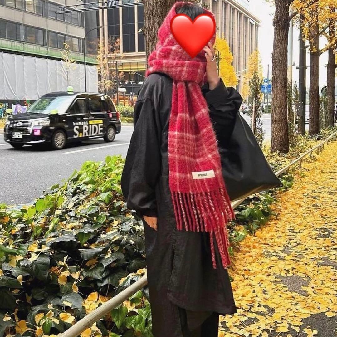 JACQUEMUS ジャックムス Lecharpe Carroチェックマフラー - メルカリ