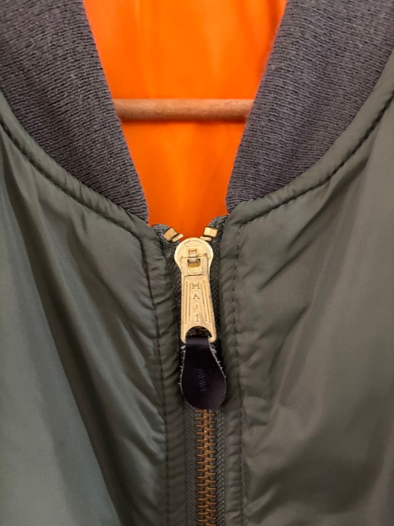 美品　ロスコ　ROTHCO オリーブグリーン MA-1 フライトジャケット