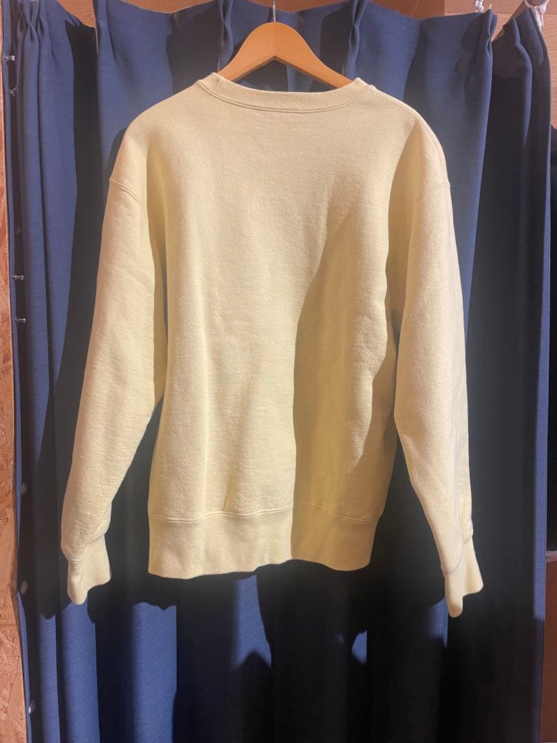トップス Supreme Box Logo Crewneck Pale Yellow S