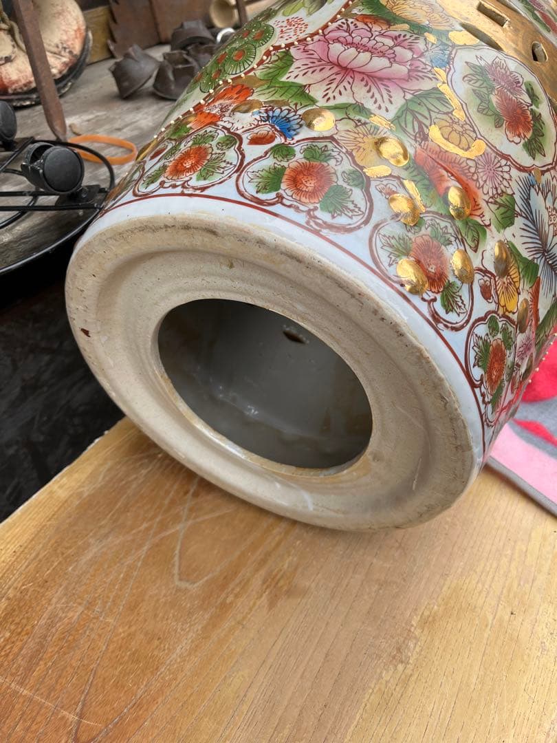 shota様専用です 九谷焼椅子、九谷博物館行き椅子、陶器椅子 - メルカリ