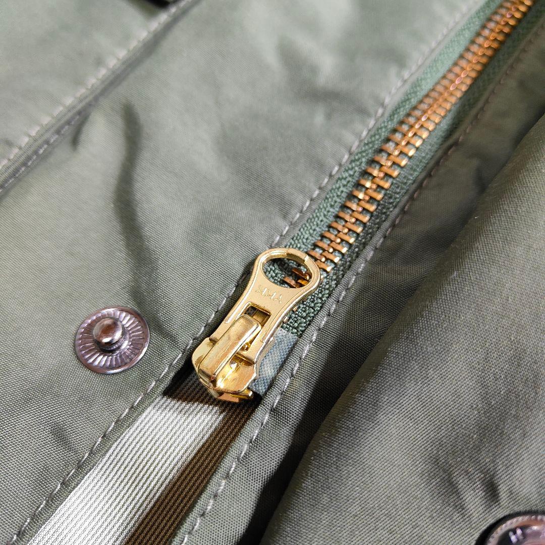 バブアーサウスシールド ビューフォート ナイロンコート 襟コーデュロイ