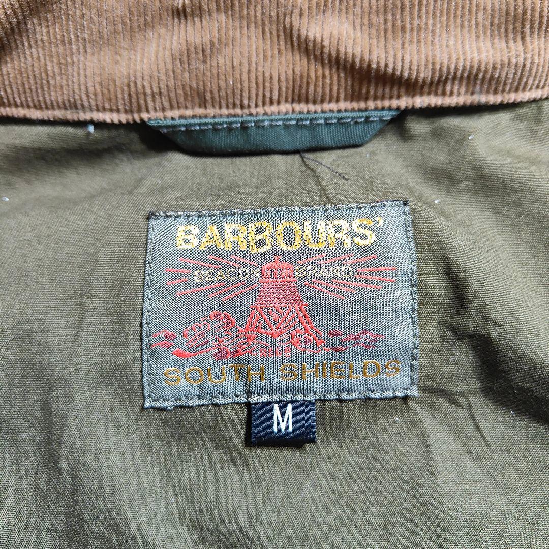 バブアーサウスシールド ビューフォート ナイロンコート 襟コーデュロイ