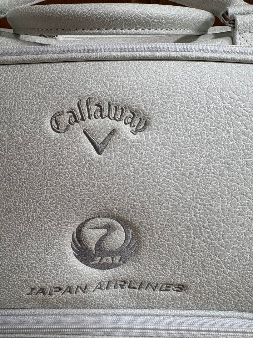 【試着のみ新品未使用品】JAL×キャロウェイ ゴルフバック　白×JALレッド