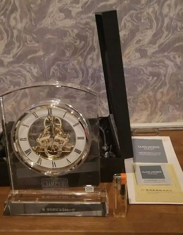 ドラゴンズセ・リーグ連覇記念！マルカート スケルトンクロック【未