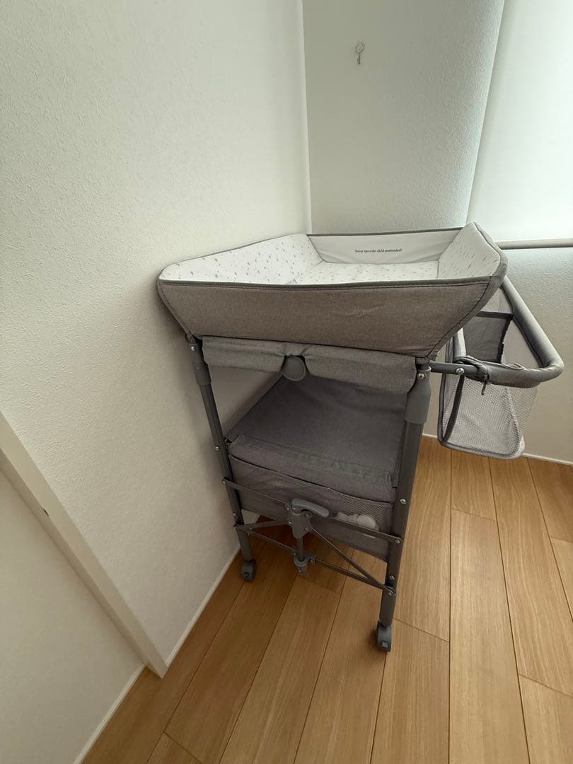 maydolly ベビーベッド 収納付き 高さ調整可能