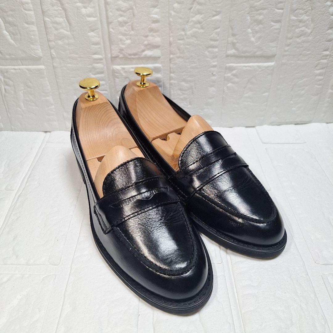 極美品✨️エネス ENESS ブラック ローファー 『38』約24cm