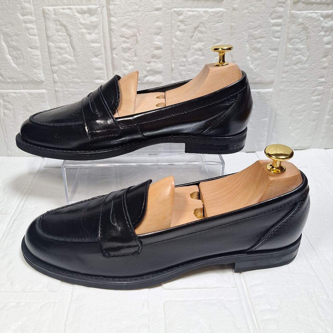 極美品✨️エネス ENESS ブラック ローファー 『38』約24cm